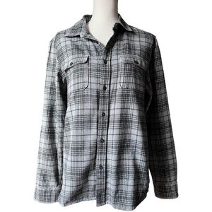 THE NORTH FACE MENS GRAY PLAID SHIRT JACKET SIZE SMALL